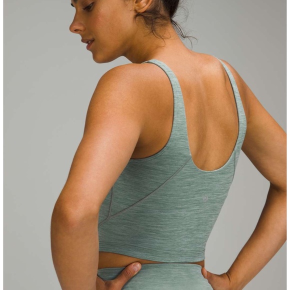 Lululemon NWOT Align Tank Heathered Tidewater Teal Size 8 - Picture 2 of 5